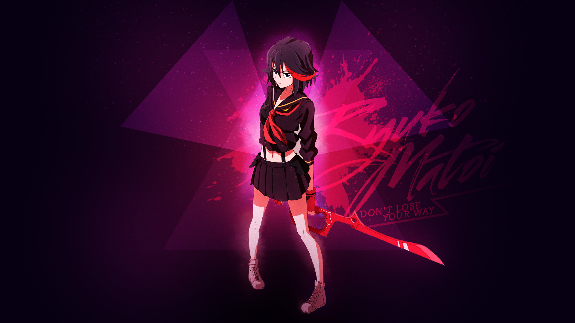 Download Ryūko Matoi Anime Kill La Kill HD Wallpaper by TaigaLife