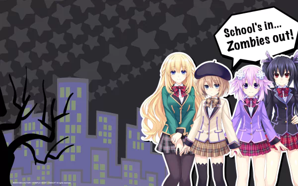 video game Hyperdimension Neptunia HD Desktop Wallpaper | Background Image