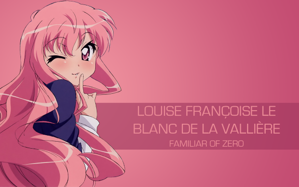 Anime Zero No Tsukaima Louise Françoise Le Blanc de La Vallière HD Wallpaper | Background Image