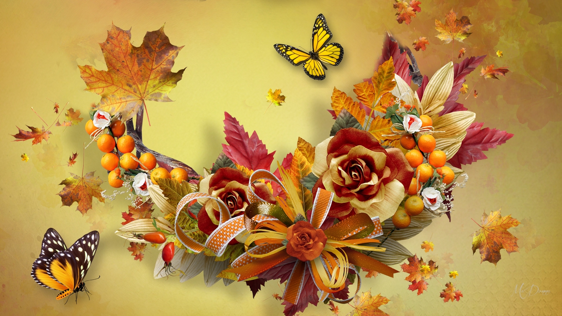 Autumn Bouquet by MaDonna