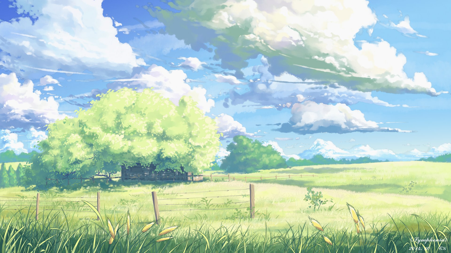 Download Anime Landscape Anime Landscape HD Wallpaper