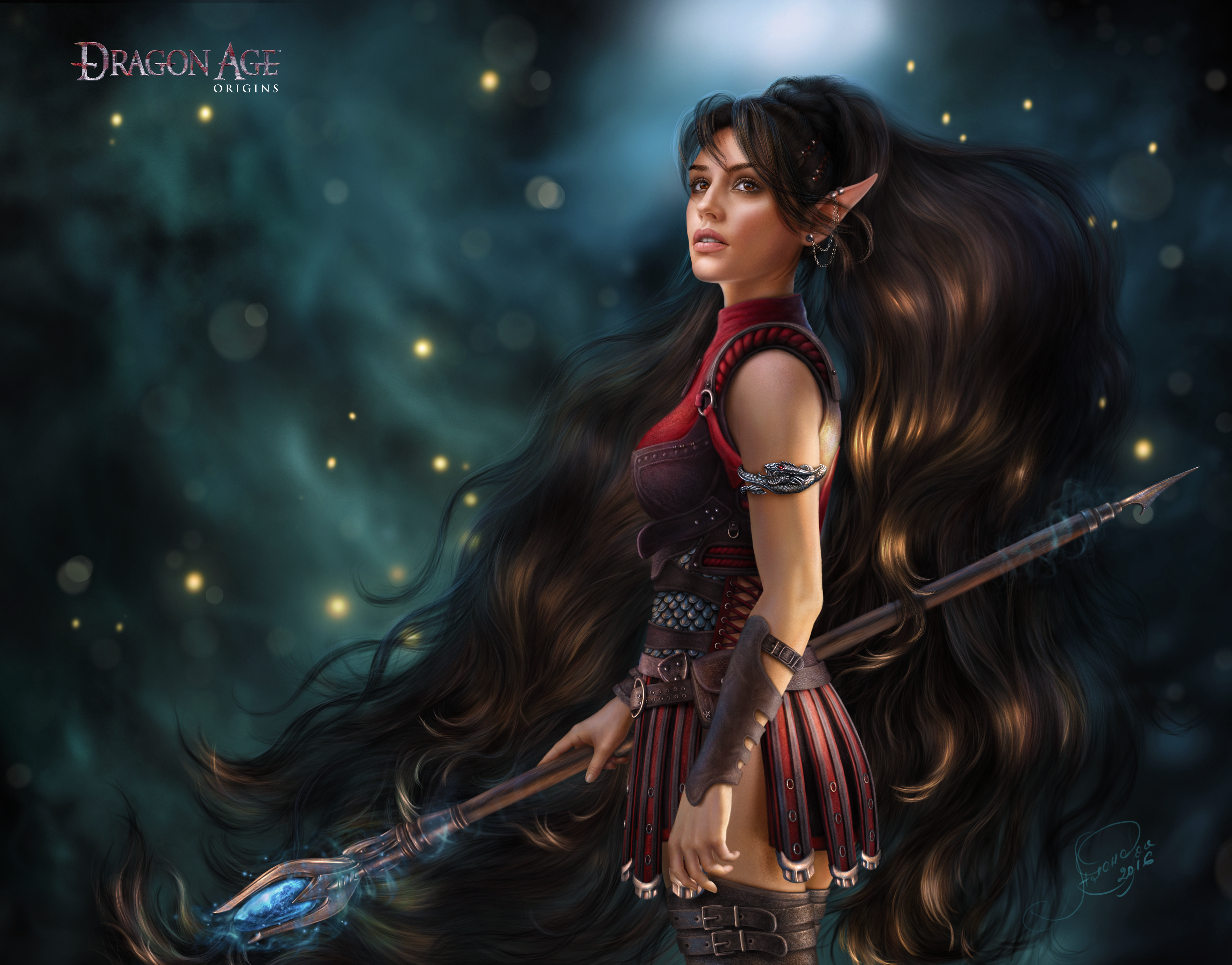 Fantasy Elf Warrior by Алёна