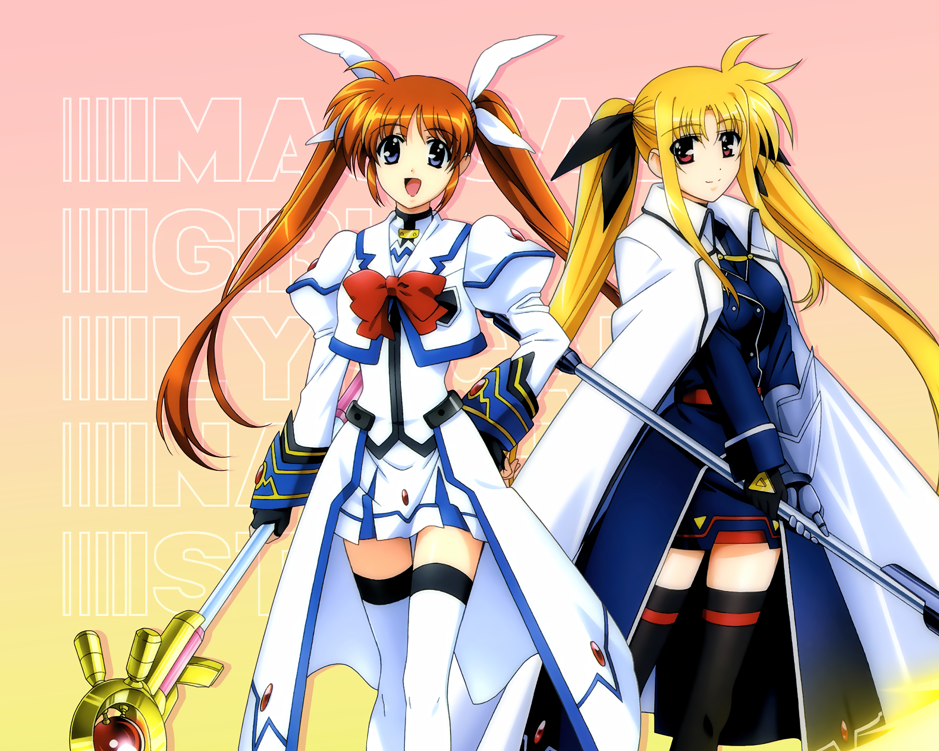 Download Anime Magical Girl Lyrical Nanoha HD Wallpaper