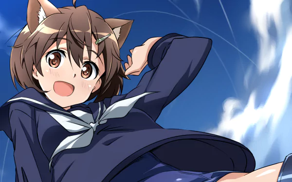 Hikari Karibuchi Anime Brave Witches HD Desktop Wallpaper | Background Image