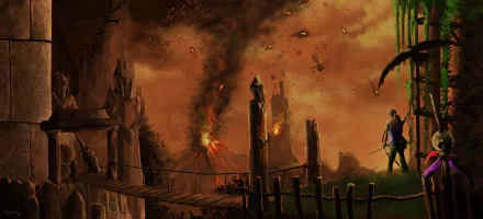 Lara Croft video game Tomb Raider (2013) HD Desktop Wallpaper | Background Image