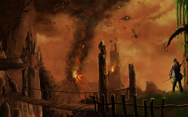 Lara Croft video game Tomb Raider (2013) HD Desktop Wallpaper | Background Image
