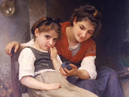 child artistic painting HD Desktop Wallpaper | Background Image