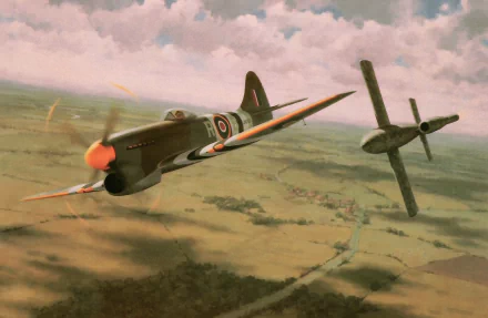 warplane military Hawker Tempest HD Desktop Wallpaper | Background Image