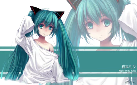 Hatsune Miku Anime Vocaloid HD Desktop Wallpaper | Background Image