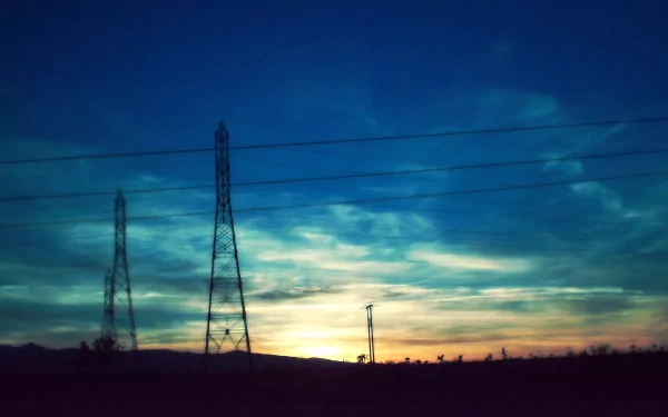 man made power line HD Desktop Wallpaper | Background Image