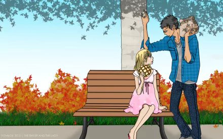 Anime Bread & Butter HD Desktop Wallpaper | Background Image