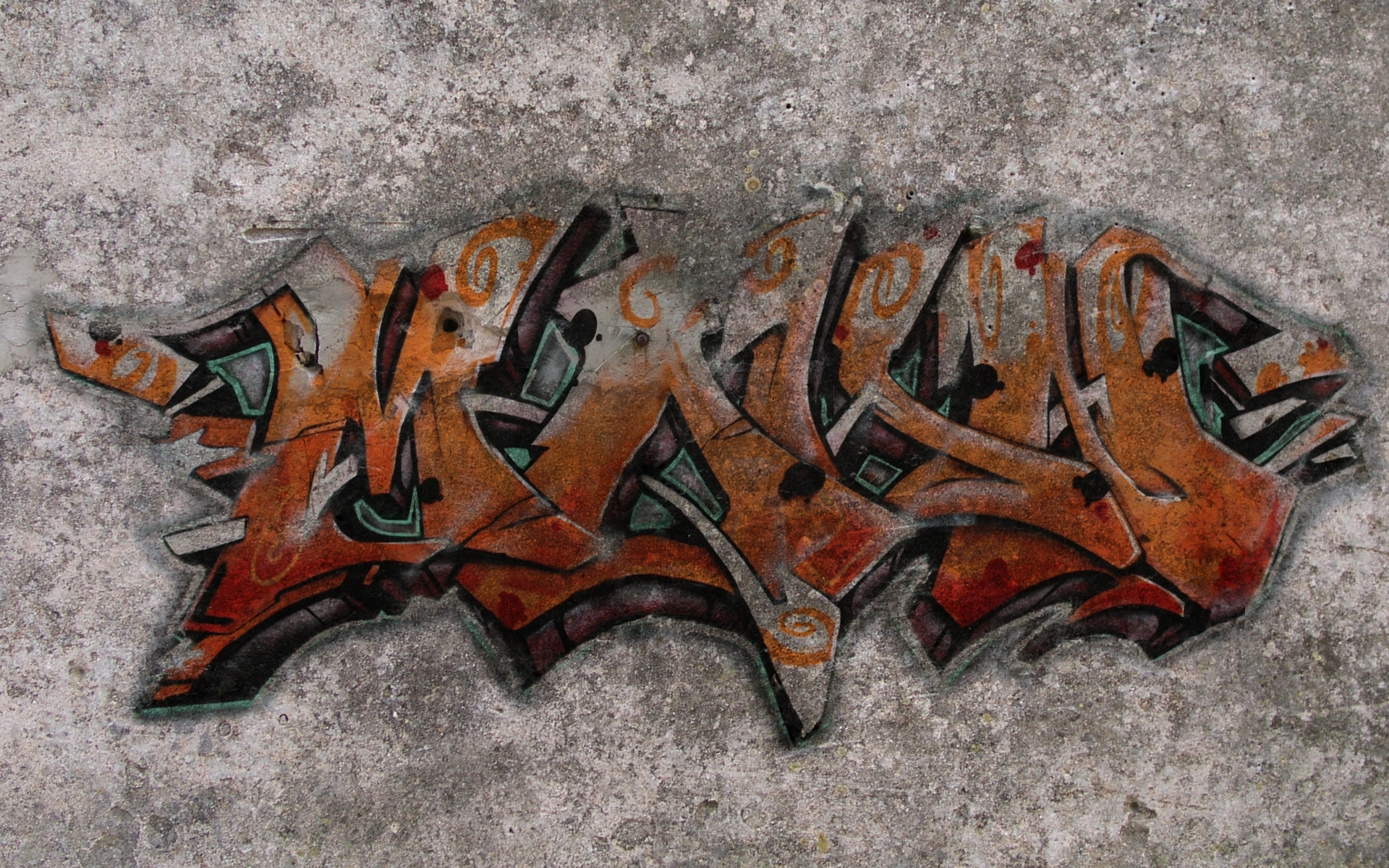 Старое граффити