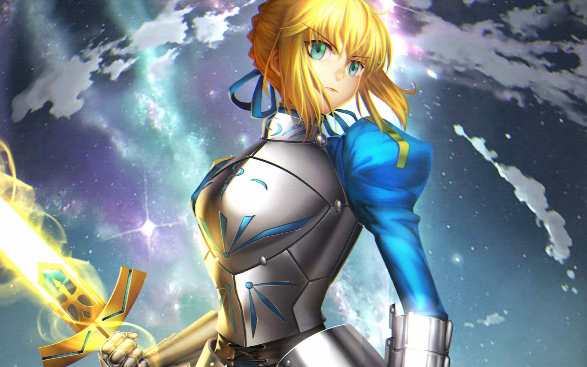 Saber’s Radiant Valor – Fate/Zero HD Anime Wallpaper