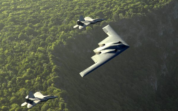 Military Northrop Grumman B-2 Spirit Bombers Stealth Aircraft Air Force Aircraft Airplane HD Wallpaper | Background Image