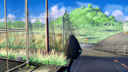 Anime road HD Desktop Wallpaper | Background Image