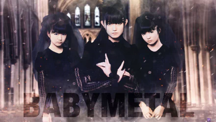 oriental asian Japanese metal idol heavy metal music Babymetal HD Desktop Wallpaper | Background Image