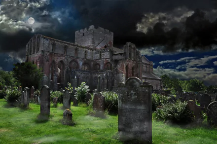  Castle and Cemetery