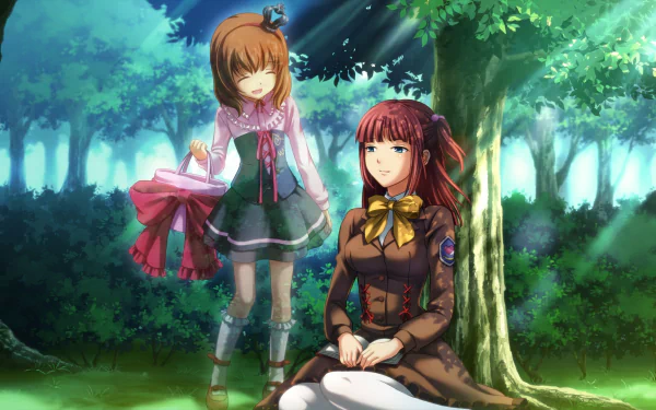 Maria Ushiromiya Ange Ushiromiya Anime Umineko: When They Cry HD Desktop Wallpaper | Background Image