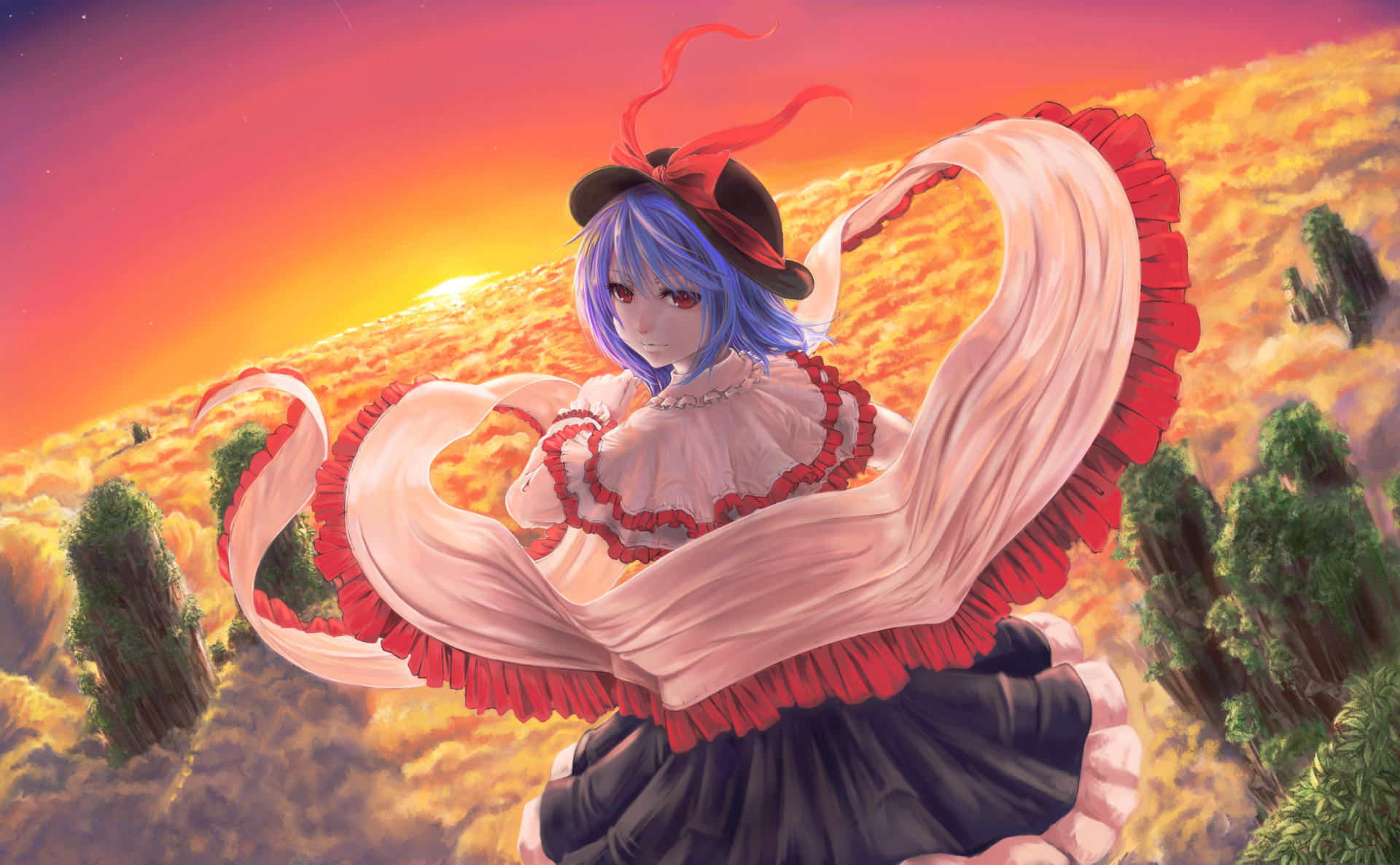 Download Iku Nagae Anime Touhou HD Wallpaper