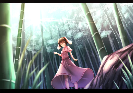 Tewi Inaba Anime Touhou HD Desktop Wallpaper | Background Image