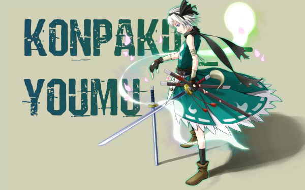 Youmu Konpaku Anime Touhou HD Desktop Wallpaper | Background Image