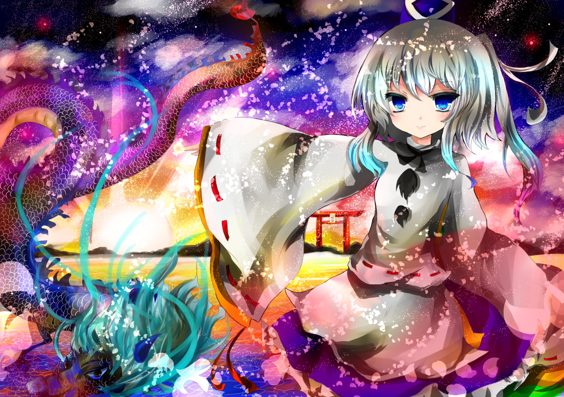 Download Mononobe No Futo Anime Touhou HD Wallpaper