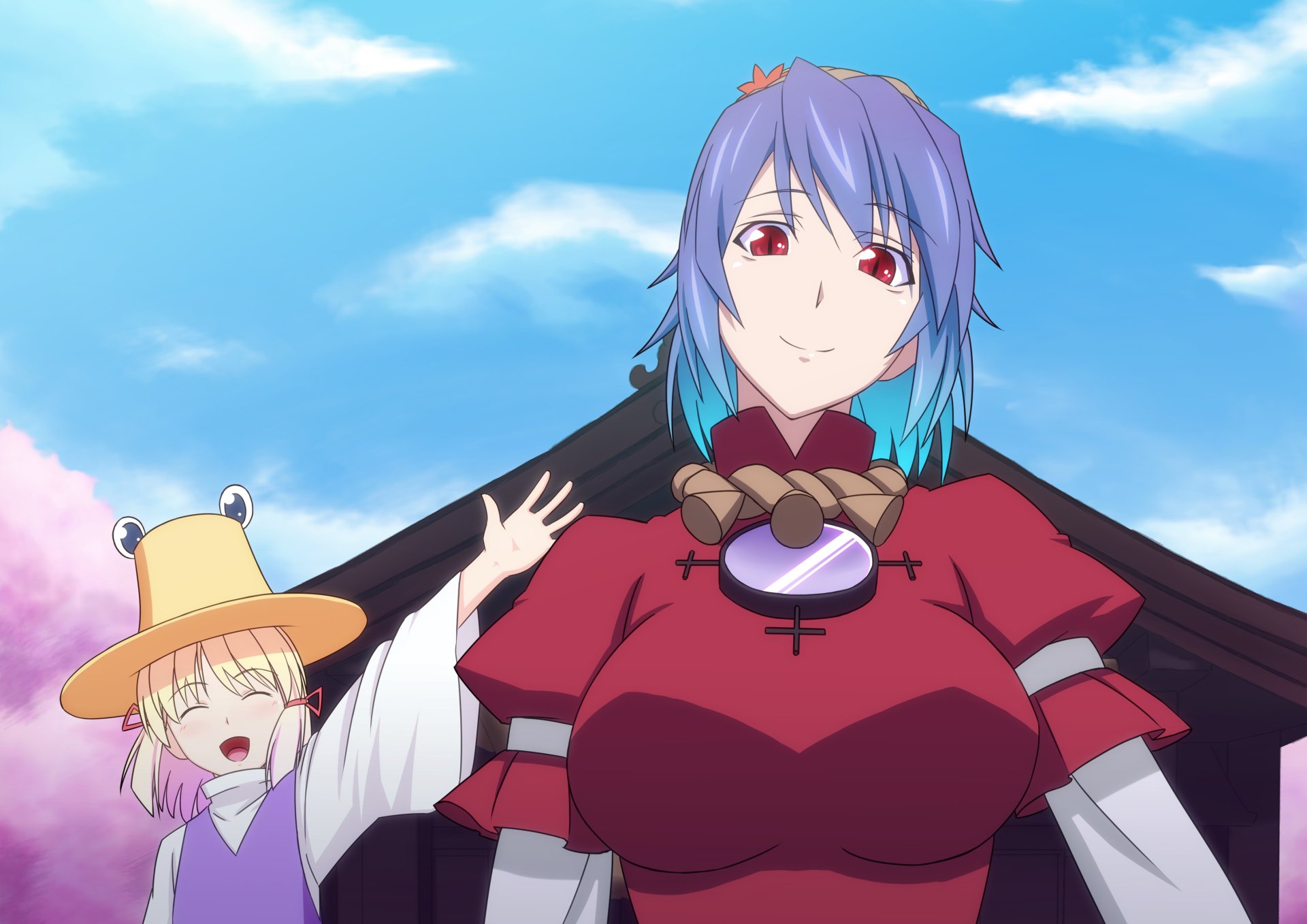 Download Suwako Moriya Kanako Yasaka Anime Touhou HD Wallpaper