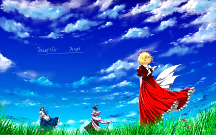 Iku Nagae Medicine Melancholy Tenshi Hinanawi Anime Touhou HD Desktop Wallpaper | Background Image