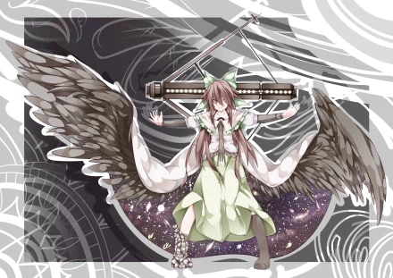 Utsuho Reiuji Anime Touhou HD Desktop Wallpaper | Background Image