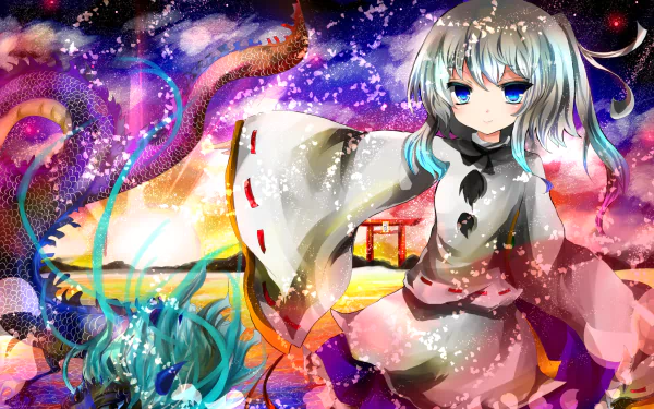 Mononobe No Futo Anime Touhou HD Desktop Wallpaper | Background Image