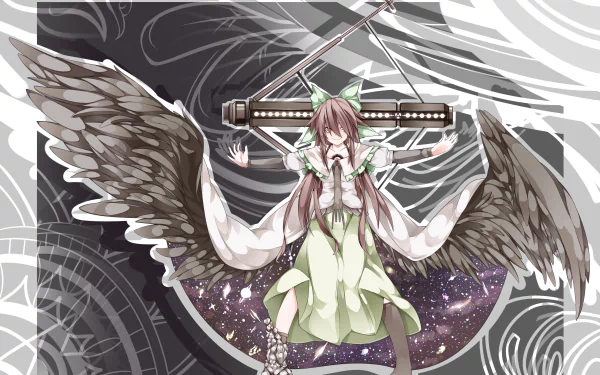 Utsuho Reiuji Anime Touhou HD Desktop Wallpaper | Background Image