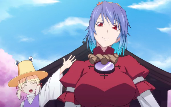 Suwako Moriya Kanako Yasaka Anime Touhou HD Desktop Wallpaper | Background Image