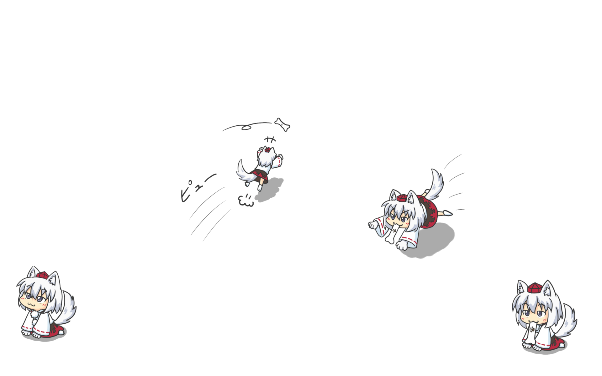 Download Momiji Inubashiri Anime Touhou HD Wallpaper