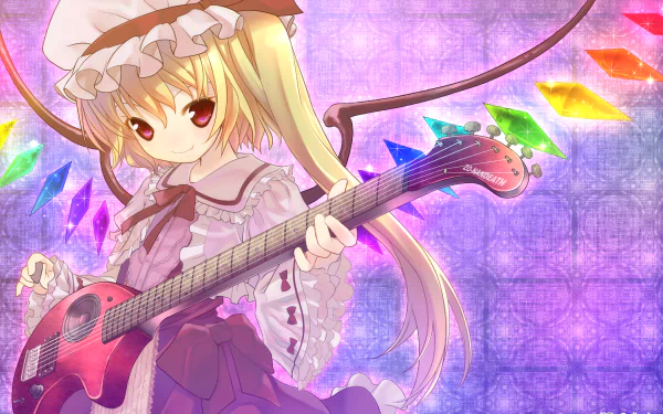 Flandre Scarlet Anime Touhou HD Desktop Wallpaper | Background Image