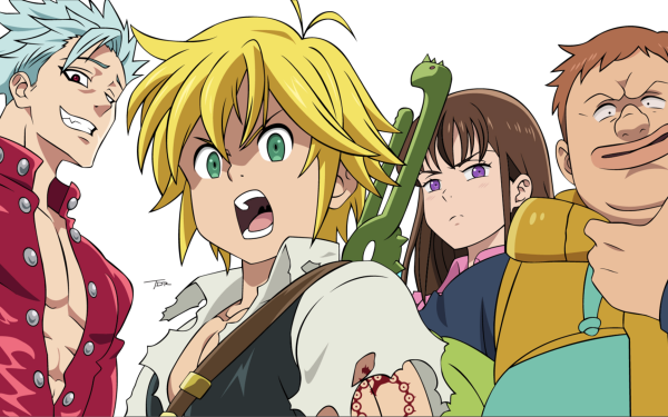 Anime The Seven Deadly Sins Ban Meliodas King Diane HD Wallpaper | Background Image