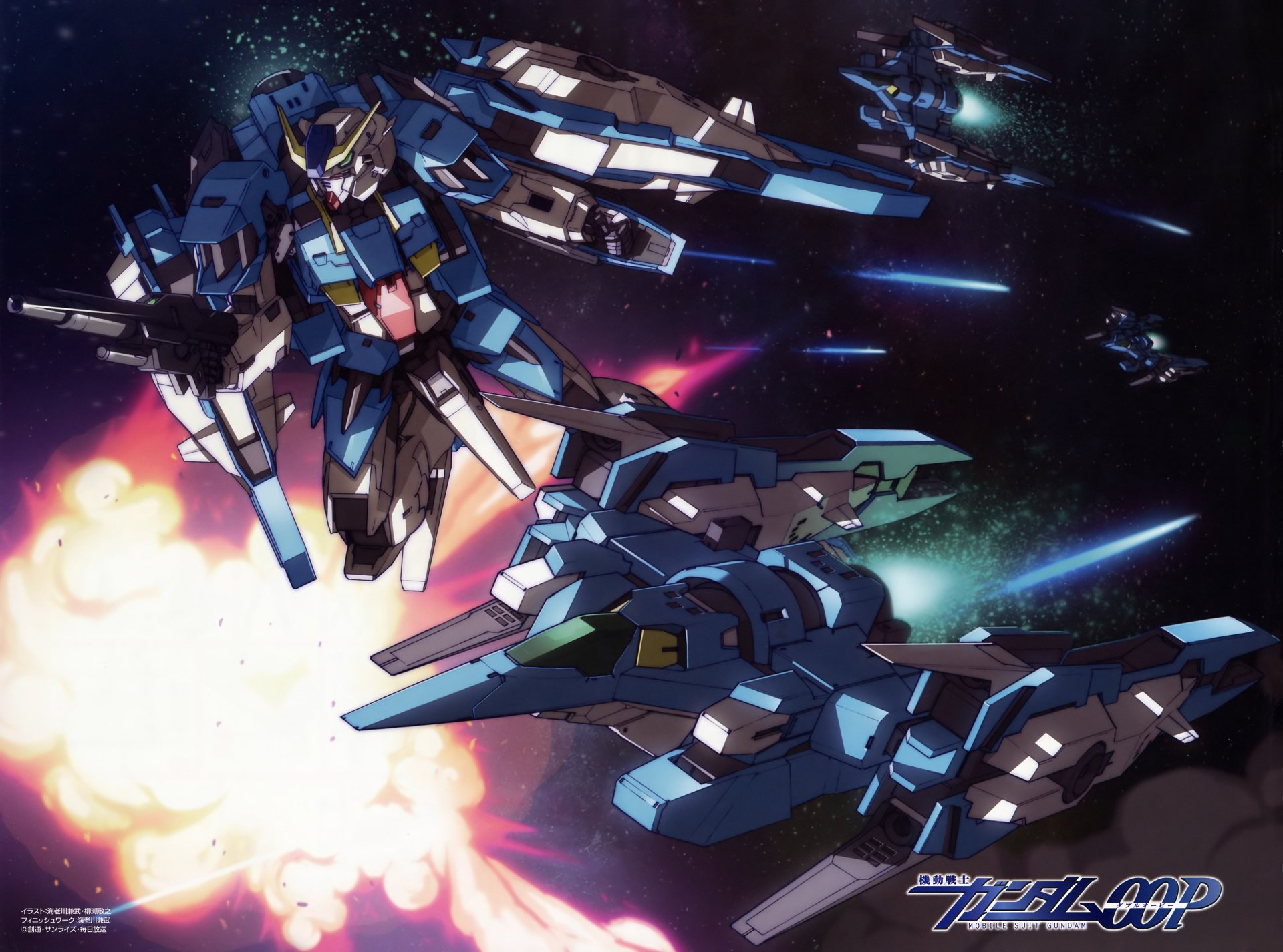 Download Anime Mobile Suit Gundam 00 4k Ultra HD Wallpaper