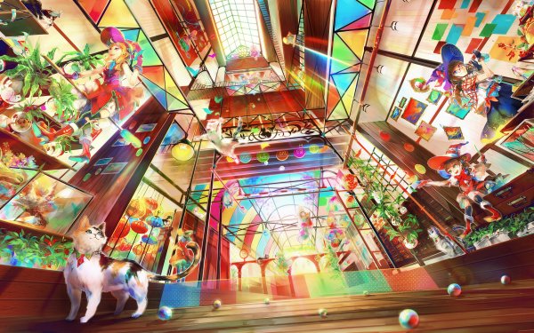 Anime Original Colorful HD Wallpaper | Background Image