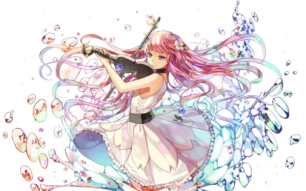 violinist Anime music HD Desktop Wallpaper | Background Image