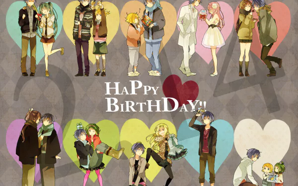 Lily (Vocaloid) GUMI (Vocaloid) Kamui Gakupo Meiko (Vocaloid) Luka Megurine Len Kagamine Rin Kagamine Kaito (Vocaloid) Hatsune Miku Anime Vocaloid HD Desktop Wallpaper | Background Image