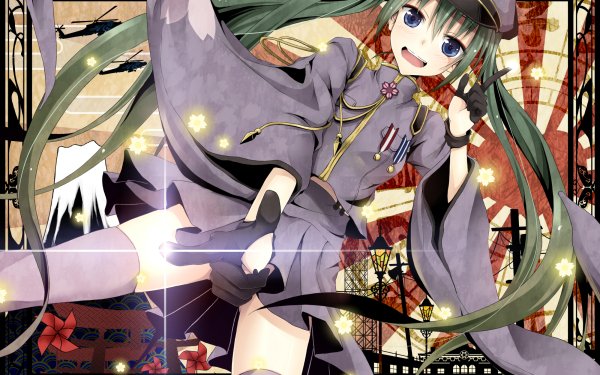 Anime Vocaloid Hatsune Miku HD Wallpaper | Achtergrond