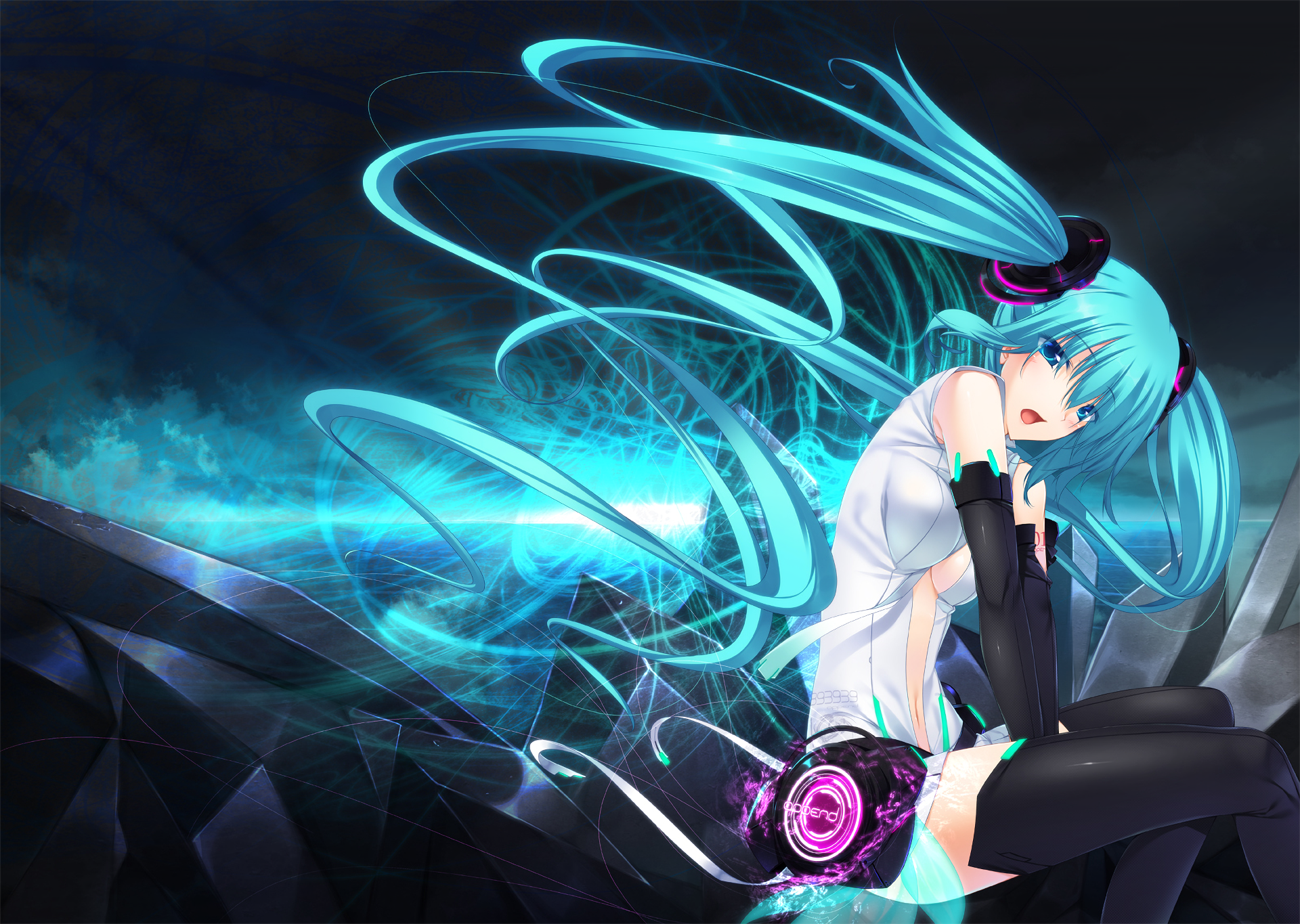 Download Hatsune Miku Anime Vocaloid HD Wallpaper