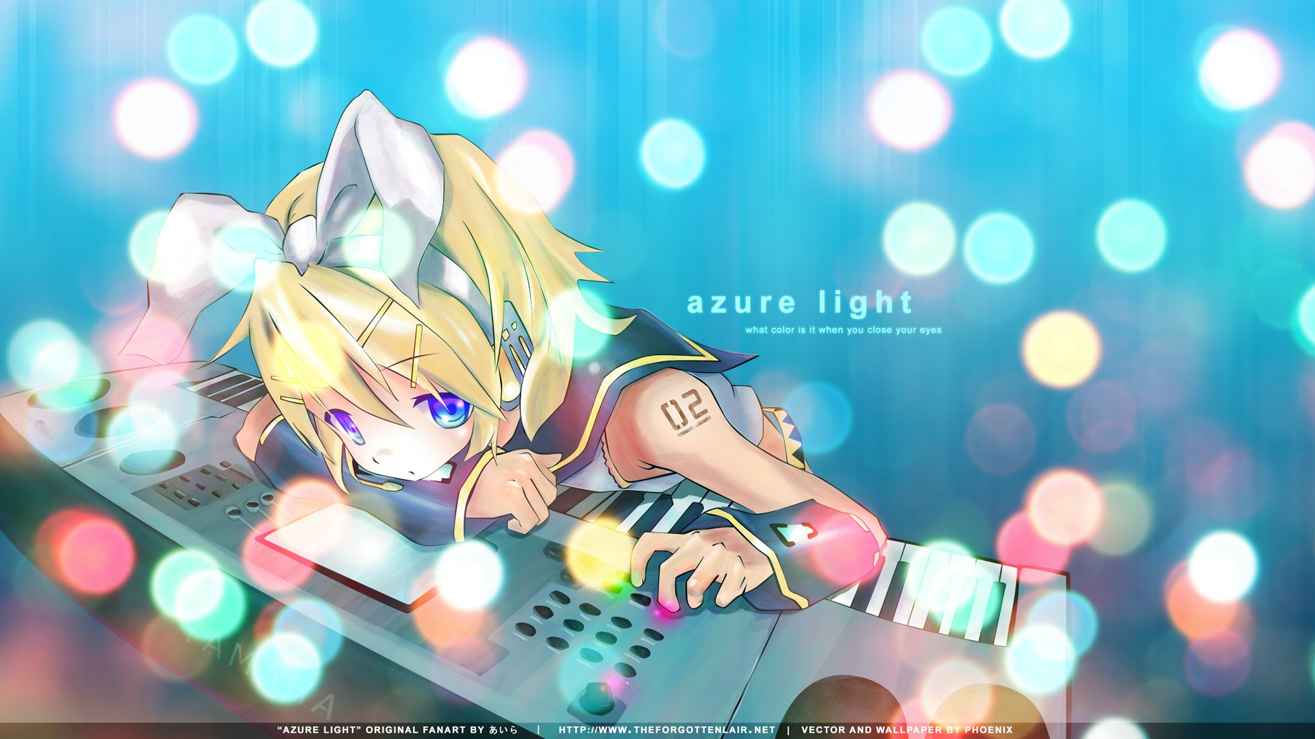 Download Rin Kagamine Anime Vocaloid HD Wallpaper