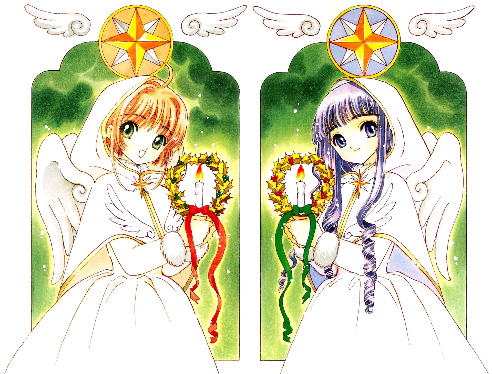 Download Tomoyo Daidouji Sakura Kinomoto Anime Cardcaptor Sakura 4k Ultra HD Wallpaper
