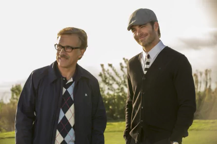 Christoph Waltz Chris Pine movie Horrible Bosses 2 HD Desktop Wallpaper | Background Image
