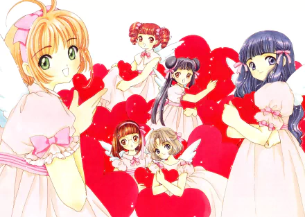 Meiling Li Tomoyo Daidouji Sakura Kinomoto Anime Cardcaptor Sakura HD Desktop Wallpaper | Background Image