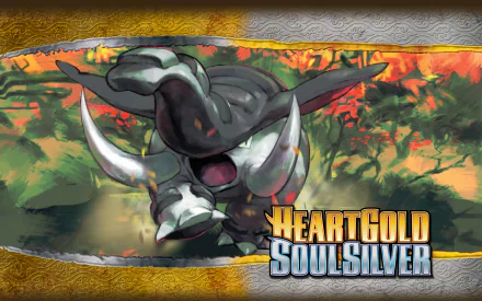 Donphan (Pokémon) video game Pokémon: HeartGold and SoulSilver HD Desktop Wallpaper | Background Image