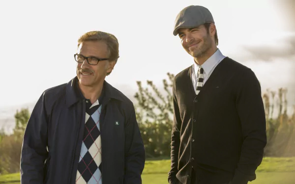 Christoph Waltz Chris Pine movie Horrible Bosses 2 HD Desktop Wallpaper | Background Image