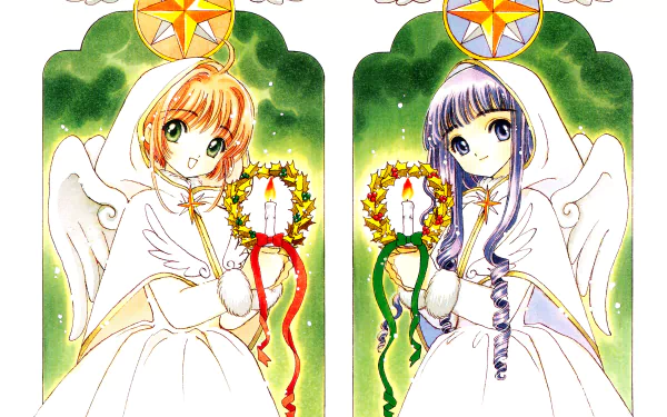 Tomoyo Daidouji Sakura Kinomoto Anime Cardcaptor Sakura HD Desktop Wallpaper | Background Image