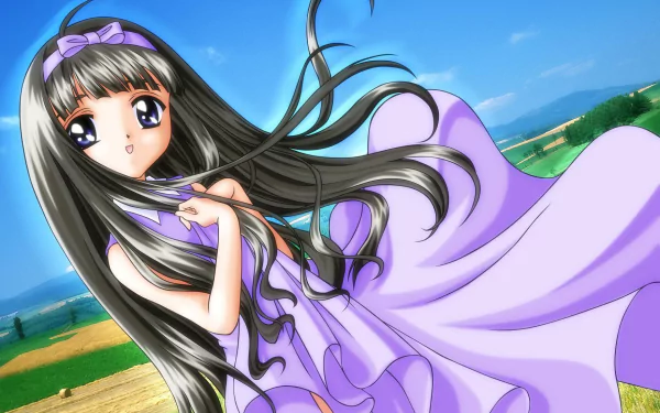 Tomoyo Daidouji Anime Cardcaptor Sakura HD Desktop Wallpaper | Background Image