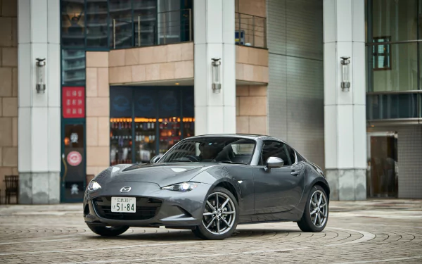 silver car car Mazda vehicle Mazda MX-5 HD Desktop Wallpaper | Background Image
